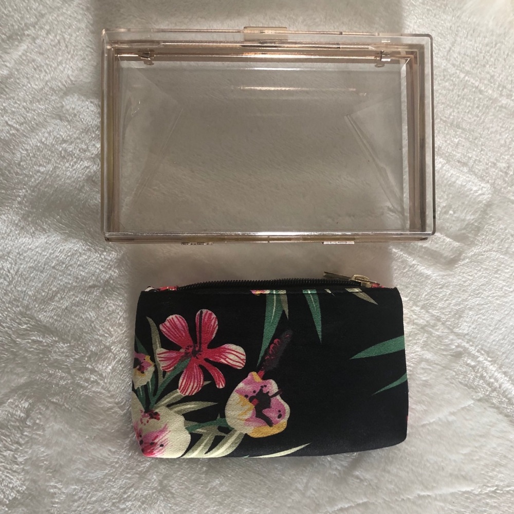 Statement Clear Acrylic Box Clutch View 2